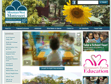 Tablet Screenshot of mwmontessori.com